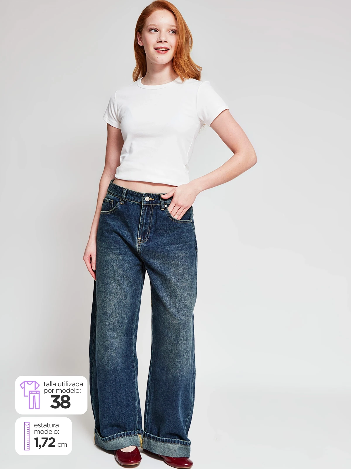 JEANS MUJER INDEX ALGODÓN - 1