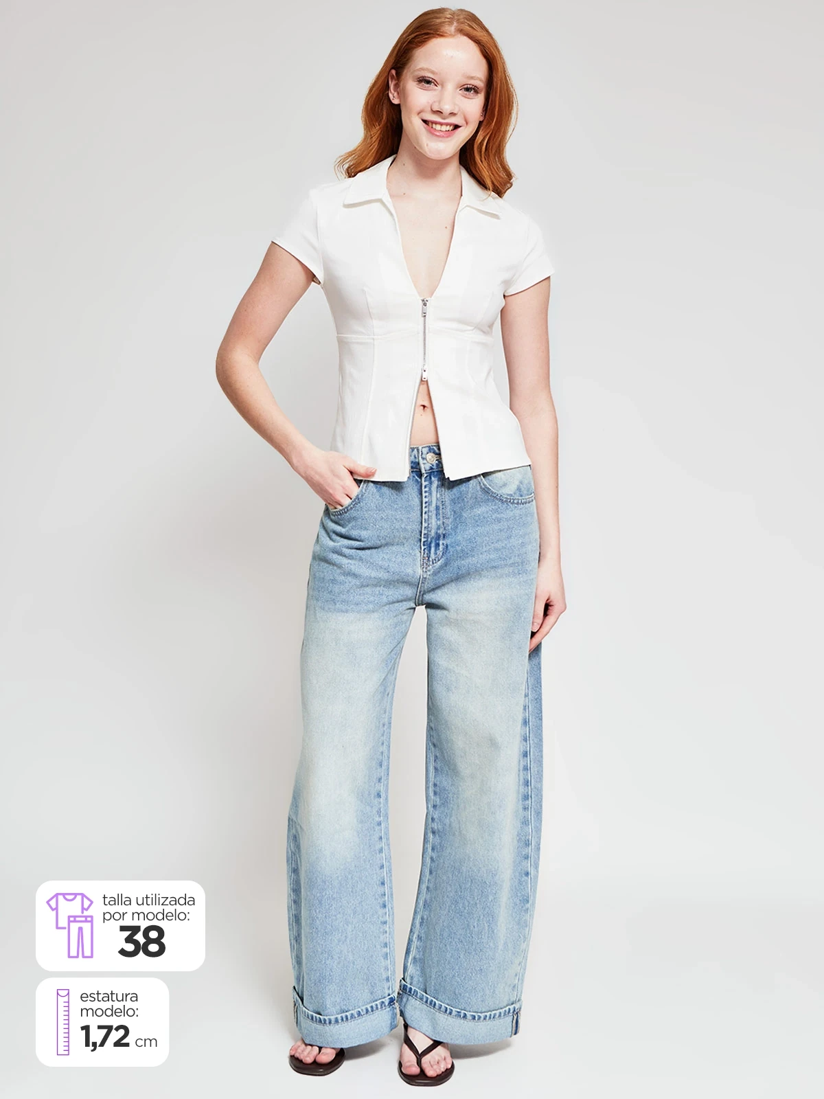 JEANS MUJER INDEX ALGODÓN - 1
