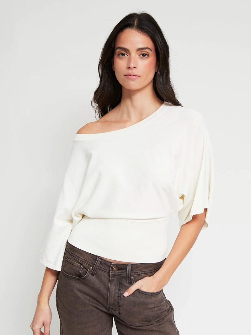 SWEATER MUJER INDEX MANGA LARGA ANCHA - 2