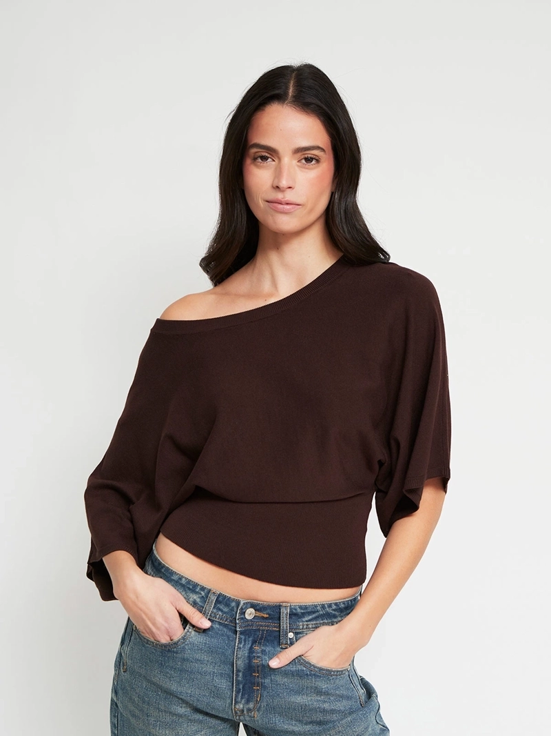 SWEATER MUJER INDEX MANGA LARGA ANCHA - 2