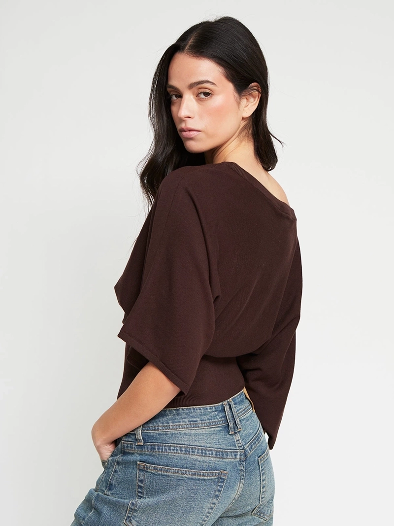 SWEATER MUJER INDEX MANGA LARGA ANCHA - 3
