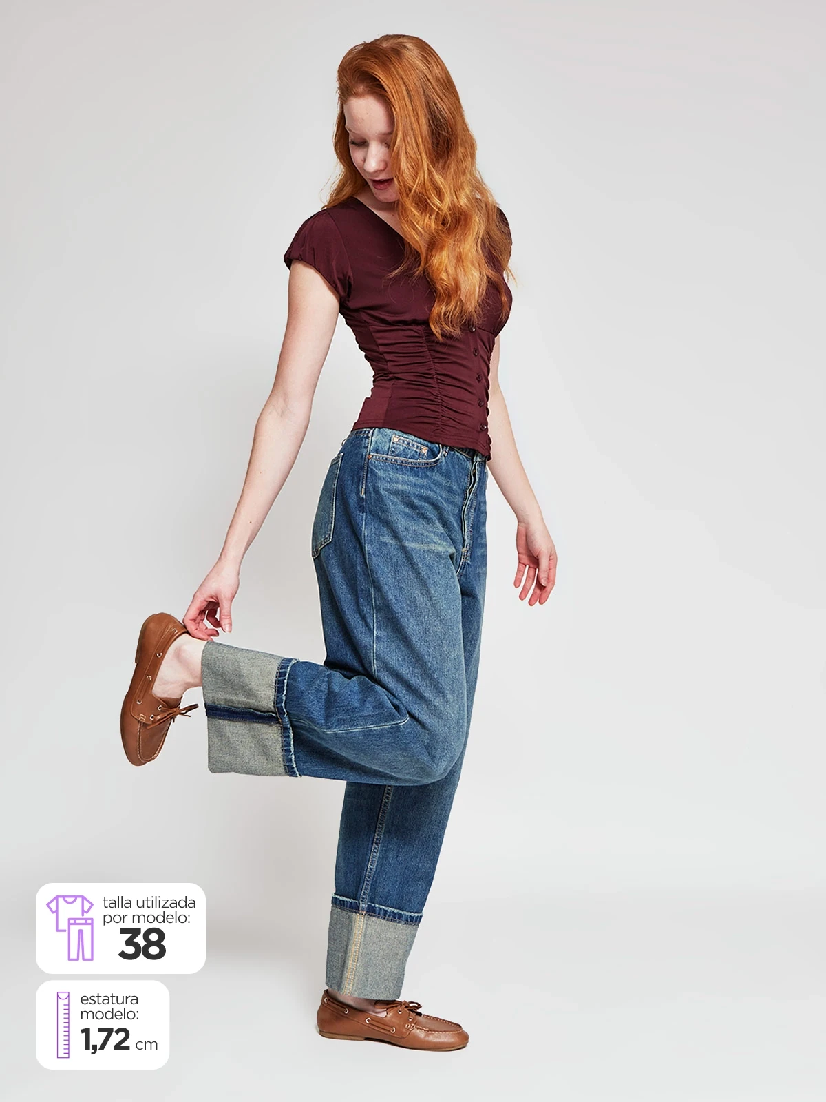 JEANS MUJER INDEX ALGODÓN - 1