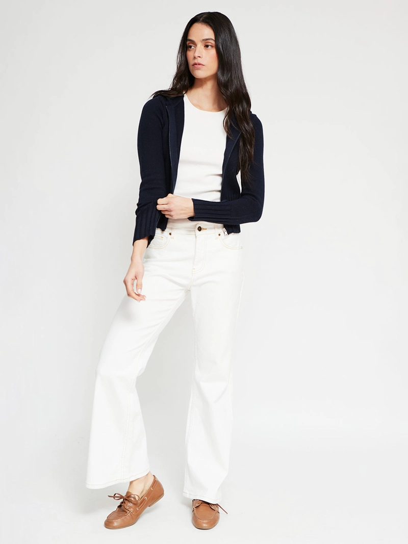 SWEATER MUJER INDEX ALGODÓN MANGA LARGA CIERRE - 5