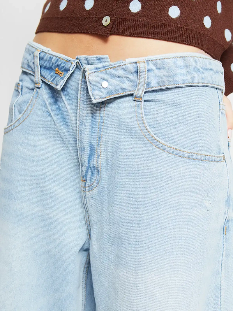 JEANS MUJER INDEX ALGODÓN ROTURAS - 4