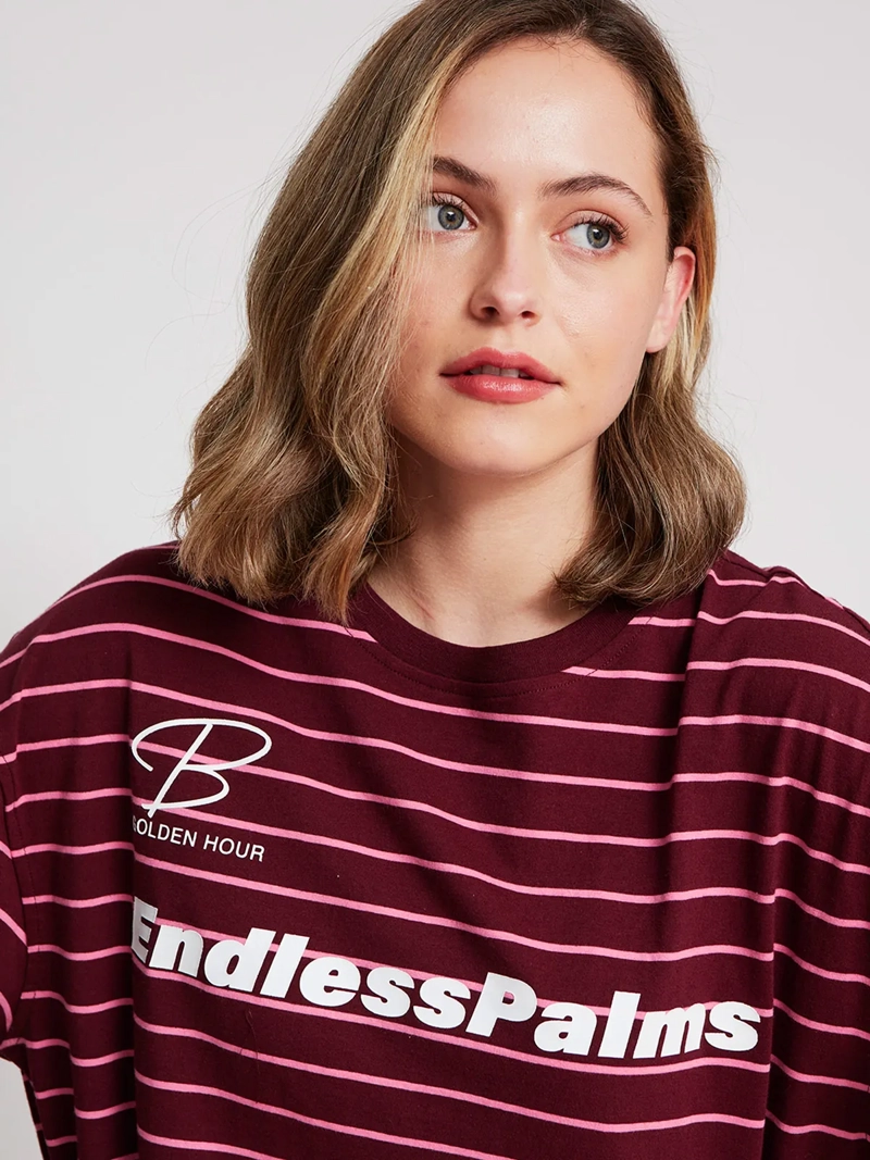 POLERA MUJER INDEX ALGODÓN MANGA LARGA RAYAS - 4