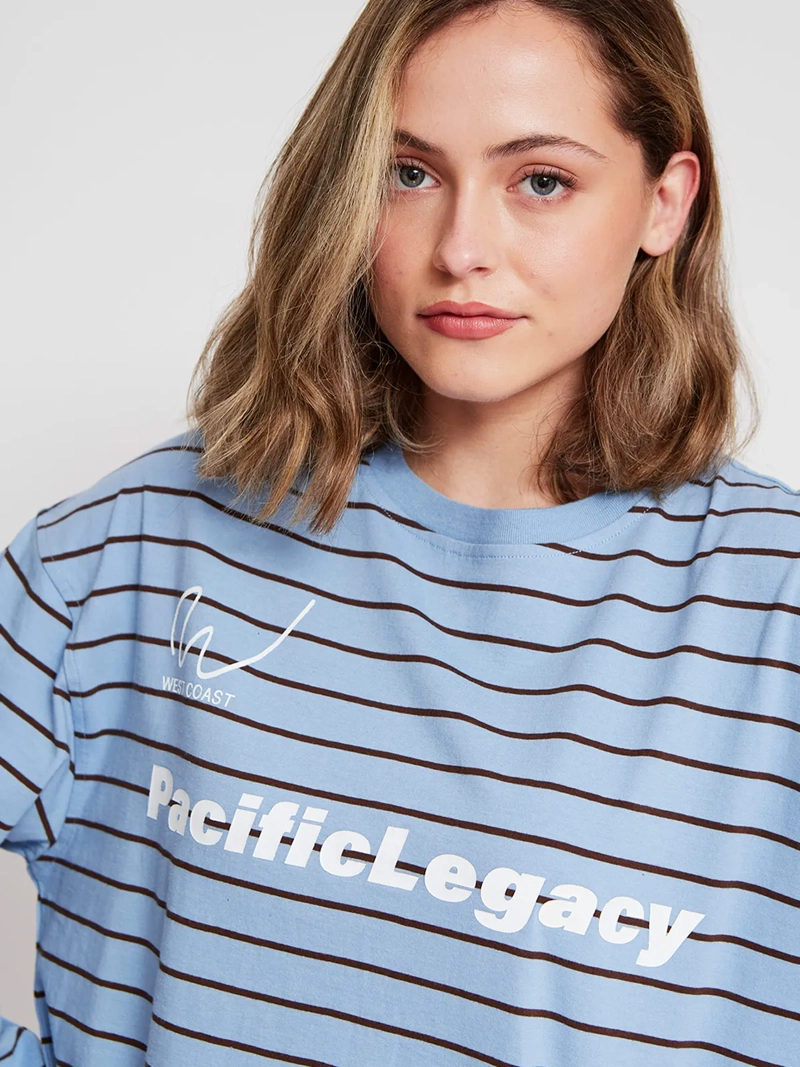POLERA MUJER INDEX ALGODÓN MANGA LARGA RAYAS - 3