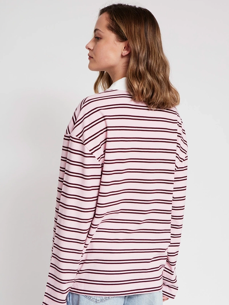 POLERA MUJER INDEX ALGODÓN MANGA LARGA RAYAS - 3
