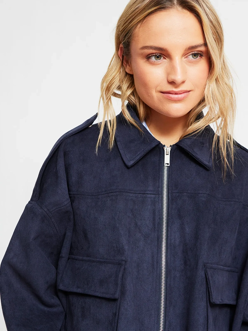 CHAQUETA MUJER INDEX CORTA SUEDE - 5