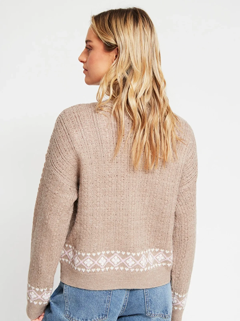 CARDIGAN MUJER INDEX CALADO - 3