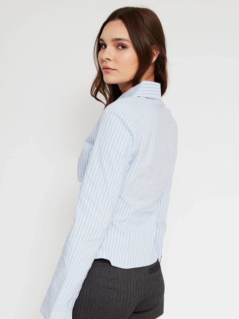 BLUSA MUJER INDEX ALGODÓN MANGA LARGA - 2