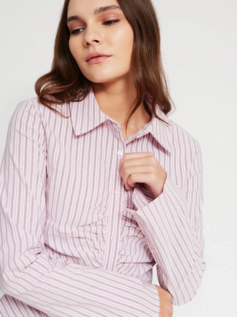 BLUSA MUJER INDEX ALGODÓN MANGA LARGA - 3