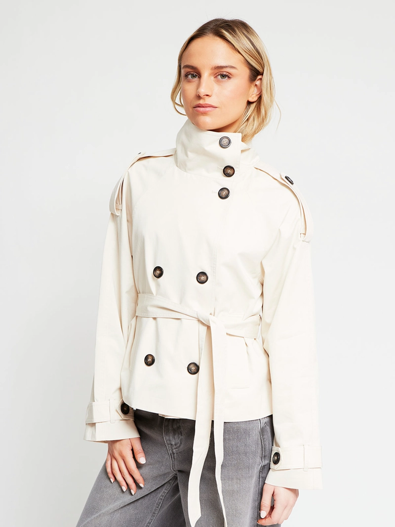 CHAQUETA MUJER INDEX ALGODÓN TRENCH AMARRA - 2