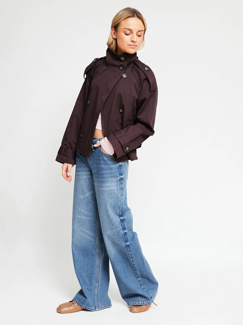 CHAQUETA MUJER INDEX ALGODÓN TRENCH AMARRA - 5