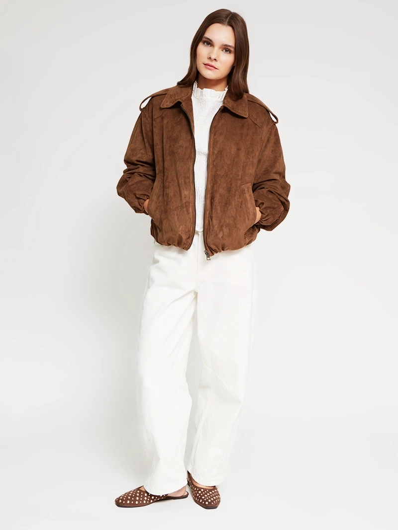CHAQUETA MUJER INDEX SUEDE CORTA - 4