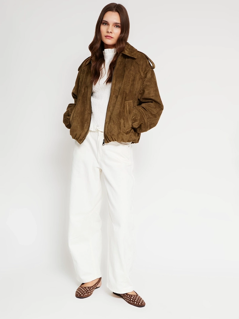 CHAQUETA MUJER INDEX SUEDE CORTA - 4