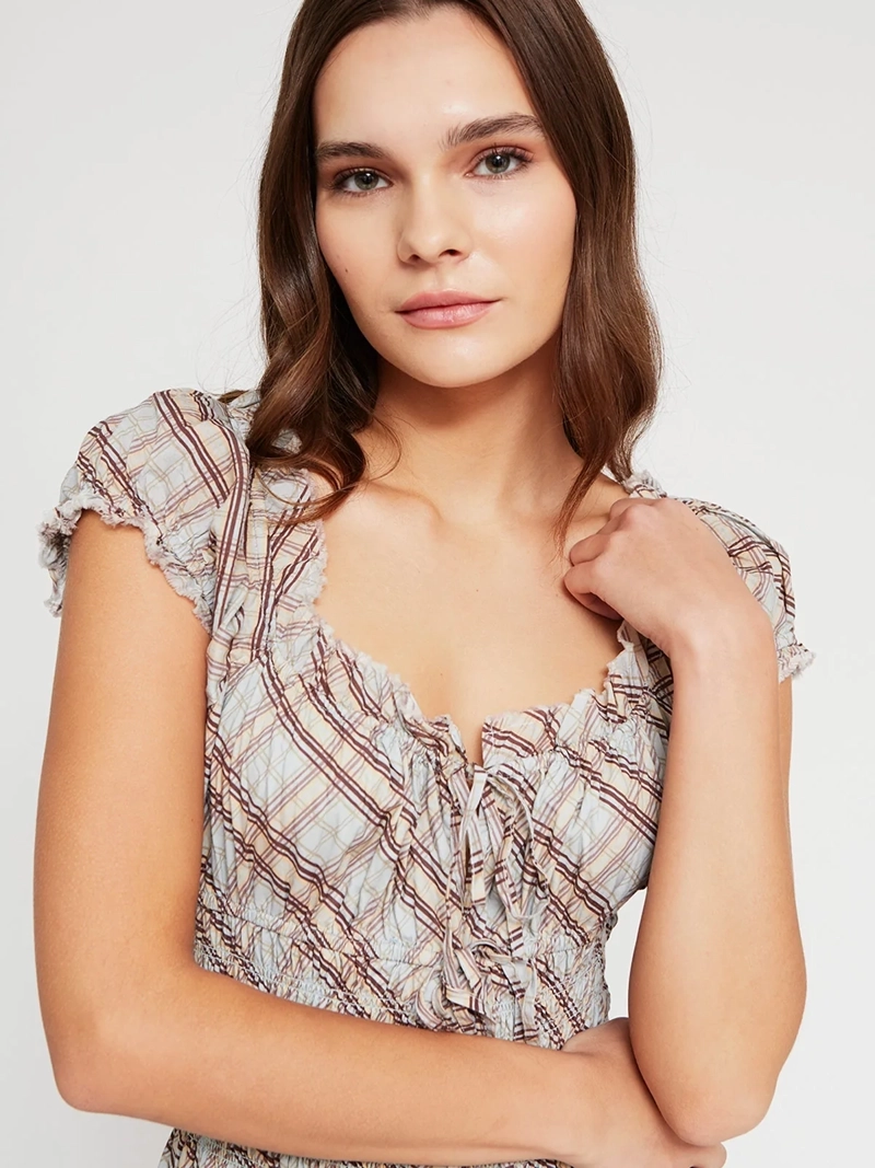 VESTIDO MUJER INDEX ALGODÓN LARGO PRINT - 4