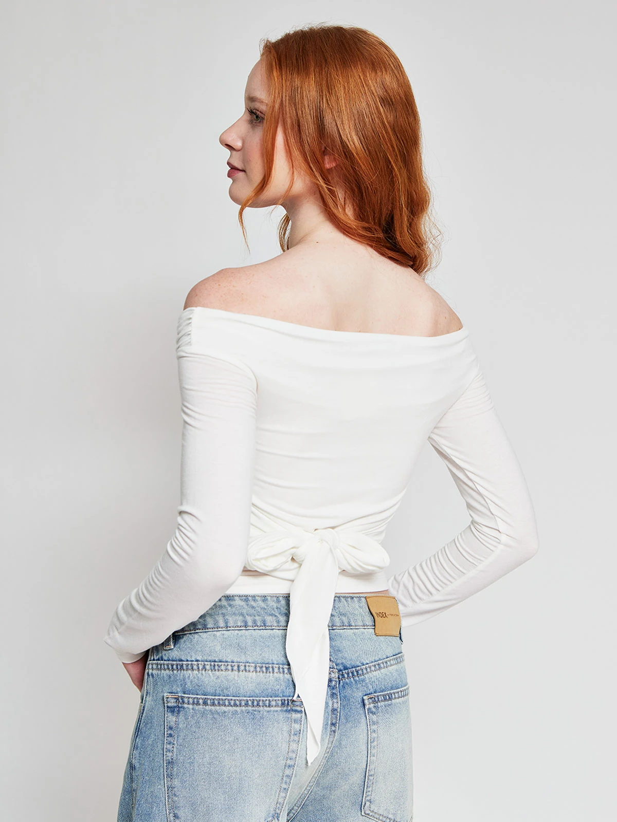 POLERA MUJER INDEX MANGA LARGA ASIMÉTRICA - 2