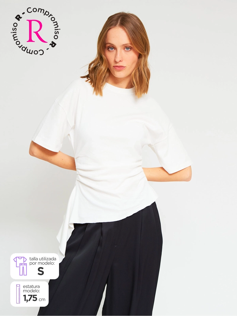 POLERA MUJER INDEX ALGODÓN MANGA CORTA - 2
