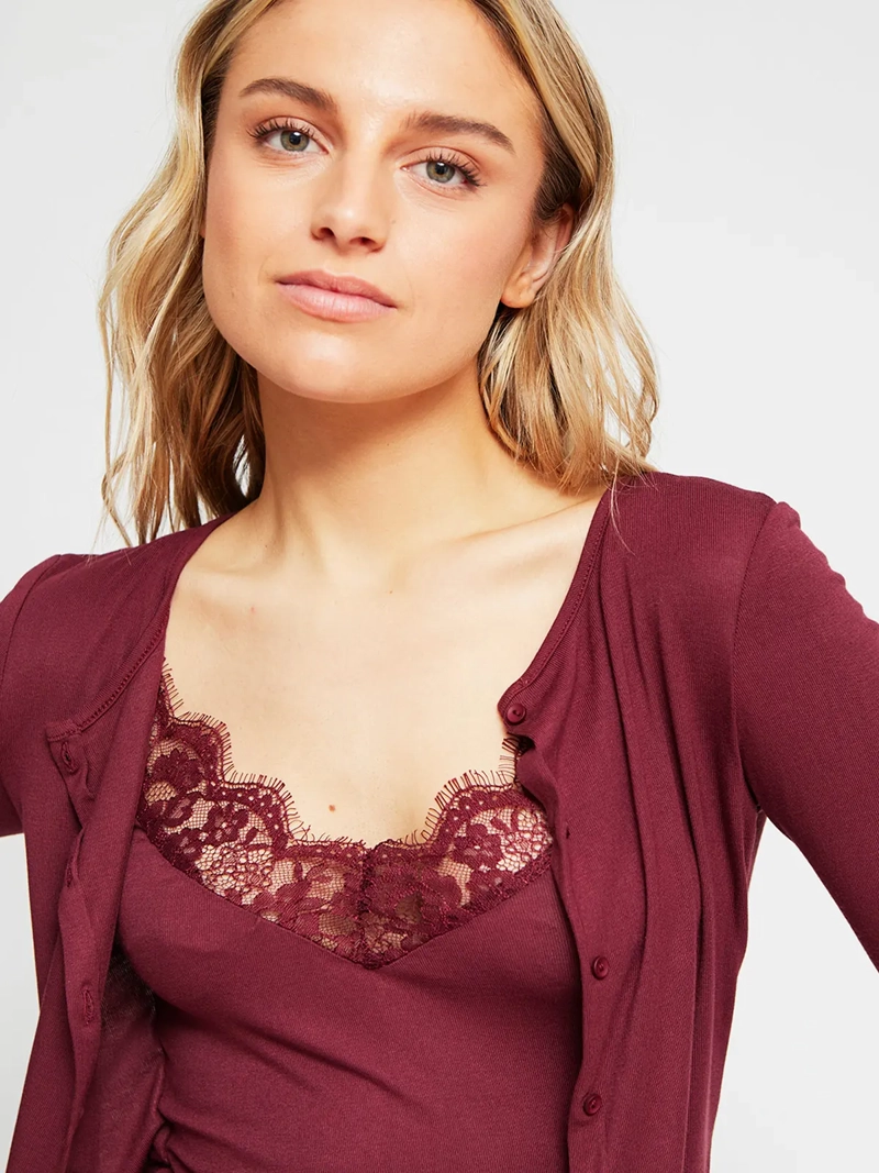 POLERA MUJER INDEX ALGODÓN MANGA LARGA - 4