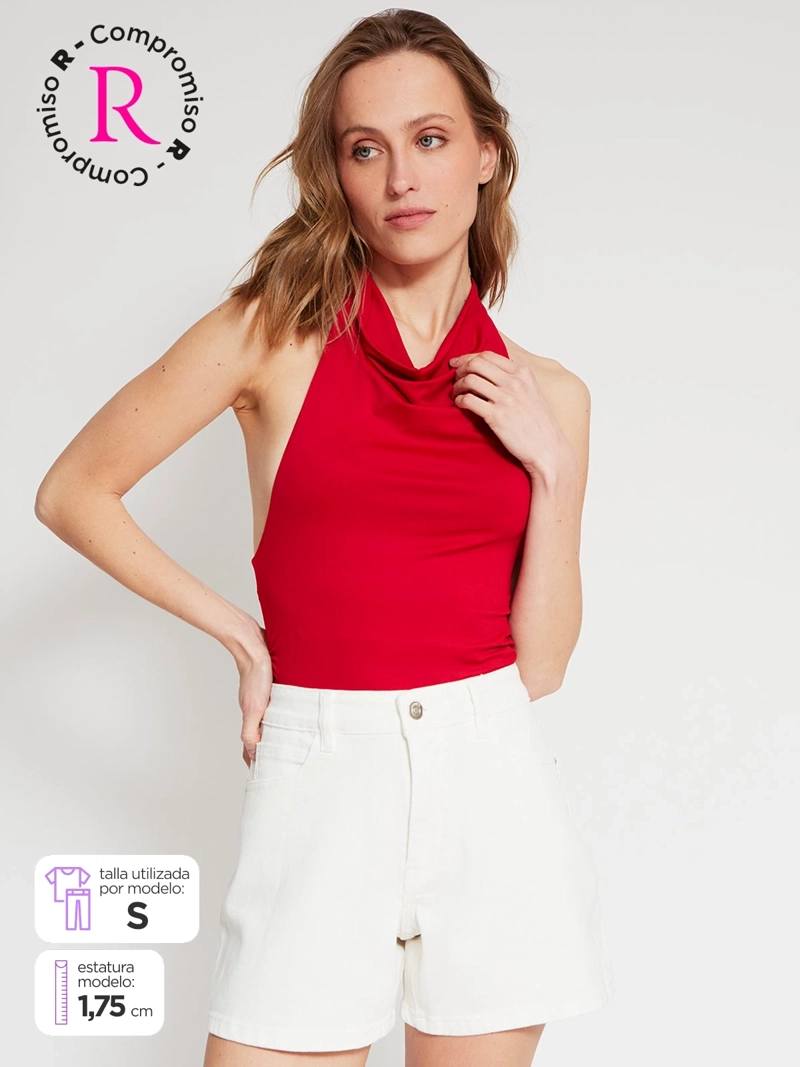 BODY MUJER INDEX SIN MANGAS HALTER