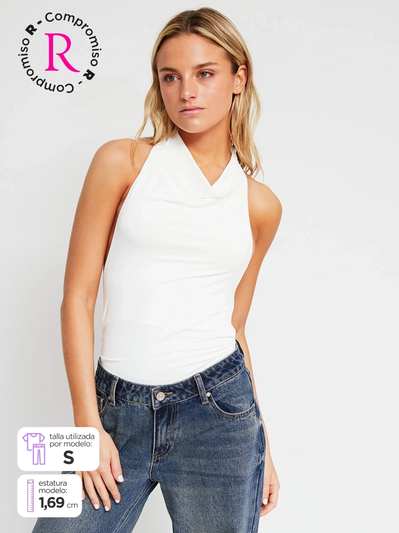 BODY MUJER INDEX SIN MANGAS HALTER