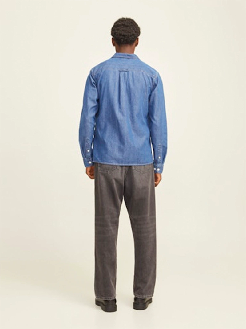 CAMISA HOMBRE JACK & JONES ALGODÓN MANGA LARGA - 4