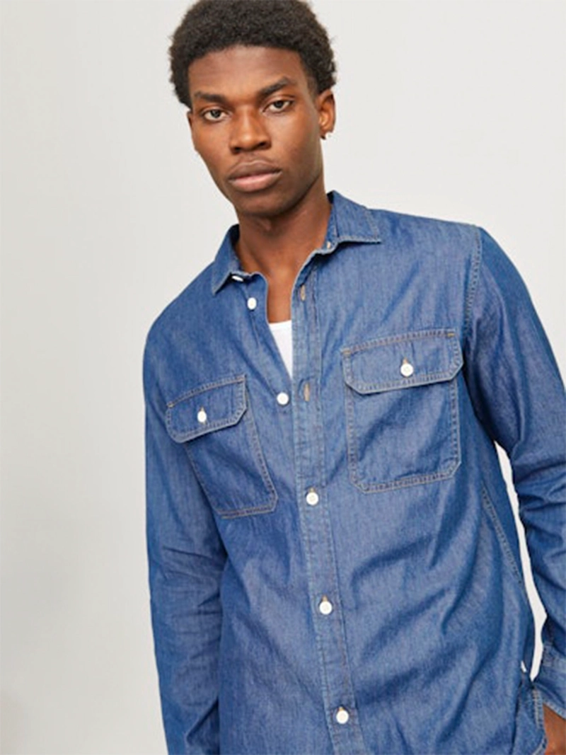 CAMISA HOMBRE JACK & JONES ALGODÓN MANGA LARGA - 2