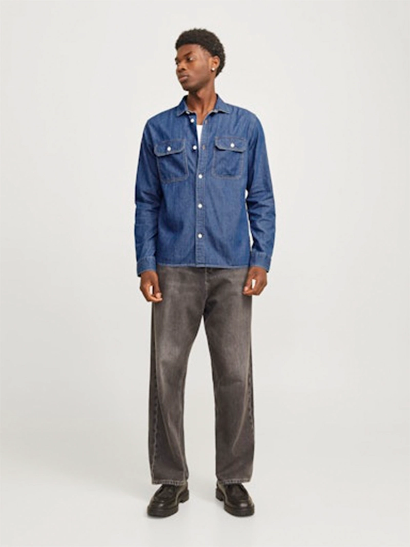 CAMISA HOMBRE JACK & JONES ALGODÓN MANGA LARGA - 3