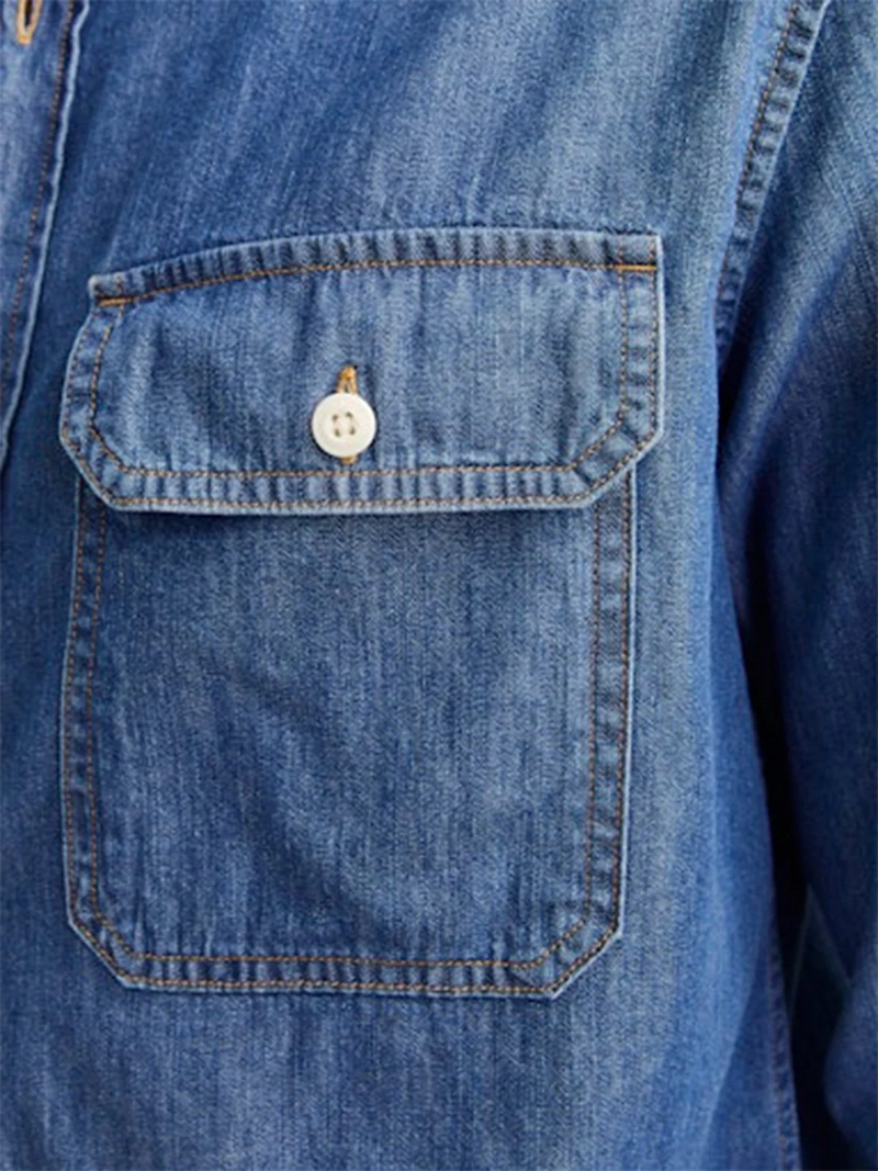 CAMISA HOMBRE JACK & JONES ALGODÓN MANGA LARGA - 5