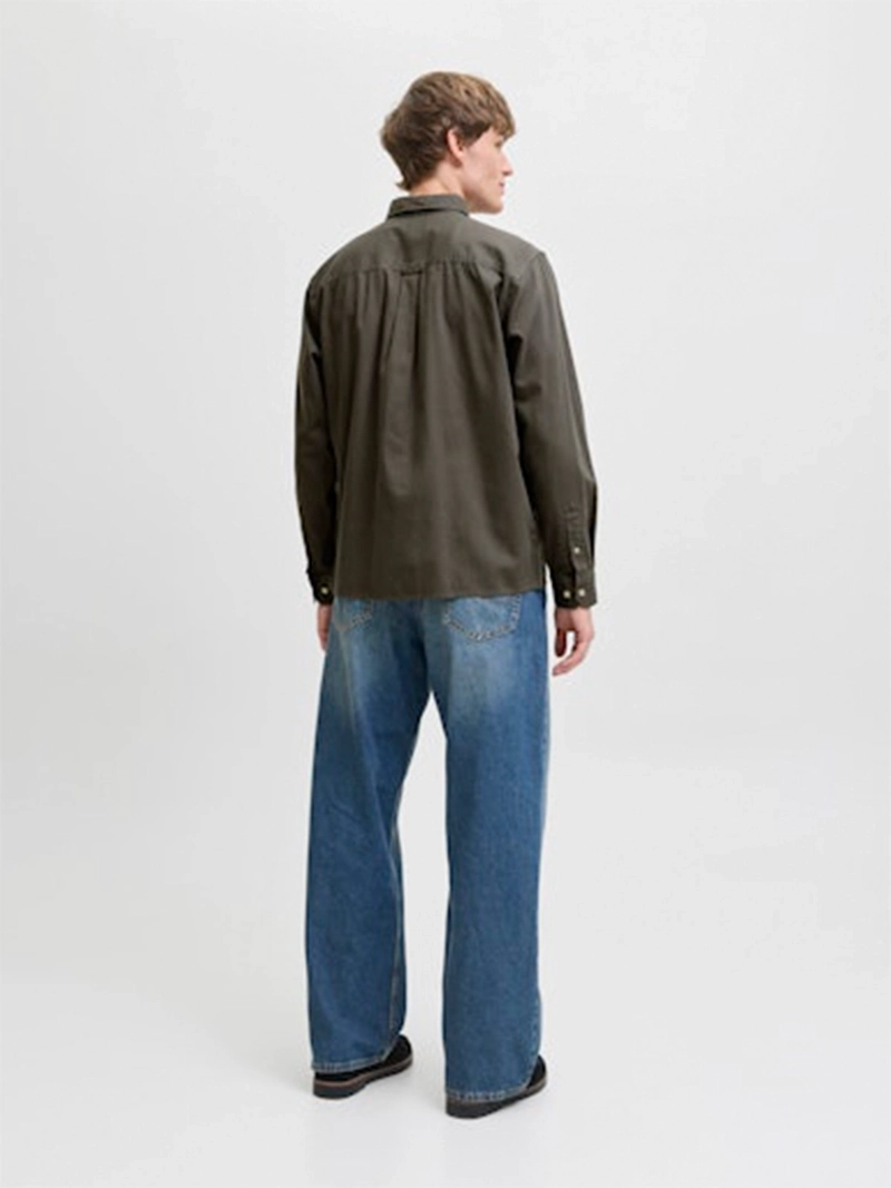 CAMISA HOMBRE JACK & JONES ALGODÓN MANGA LARGA - 4