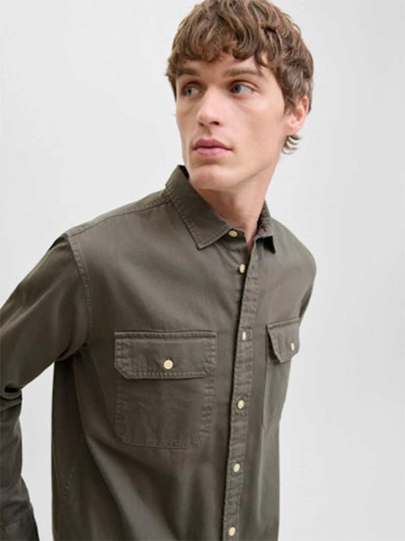 CAMISA HOMBRE JACK & JONES ALGODÓN MANGA LARGA - 2