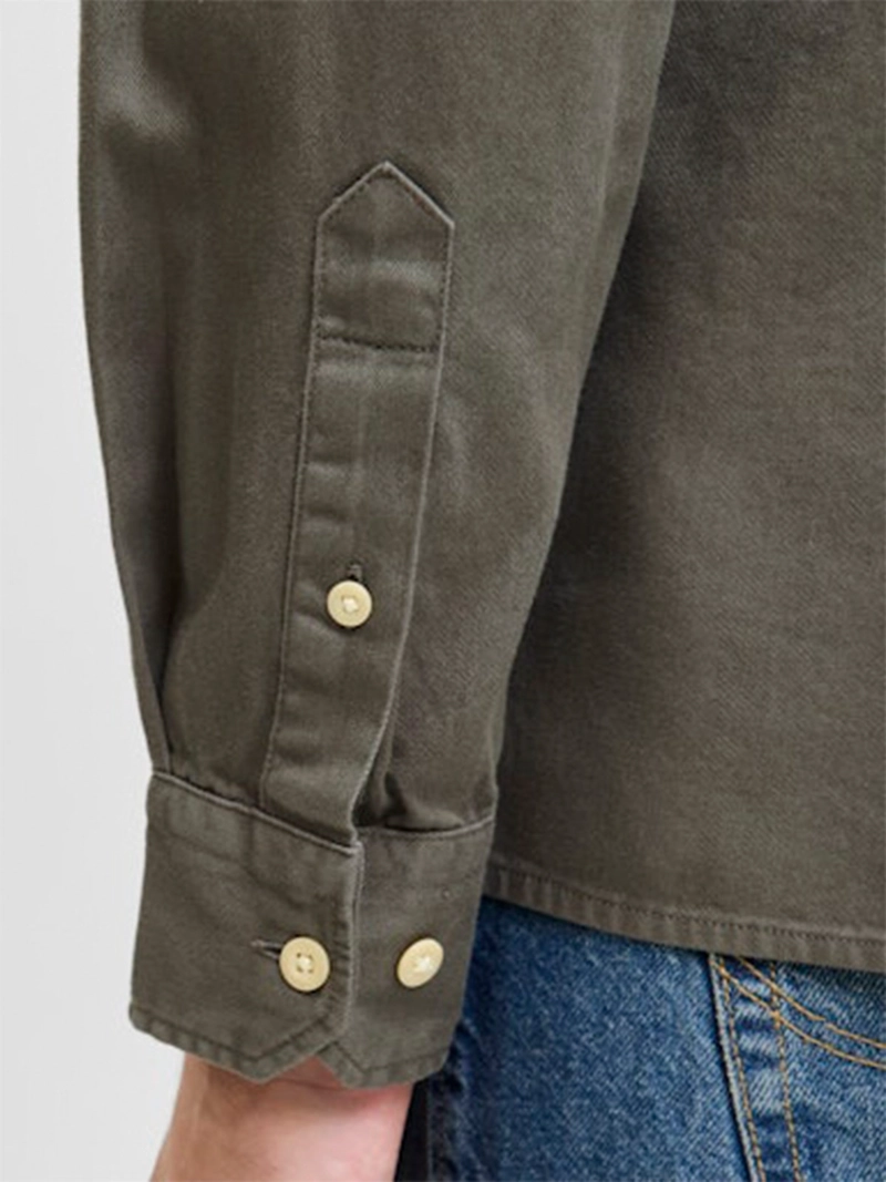 CAMISA HOMBRE JACK & JONES ALGODÓN MANGA LARGA - 5