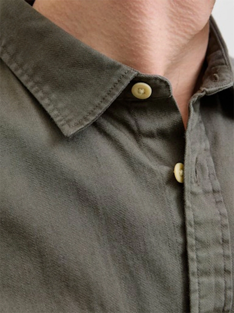 CAMISA HOMBRE JACK & JONES ALGODÓN MANGA LARGA - 6