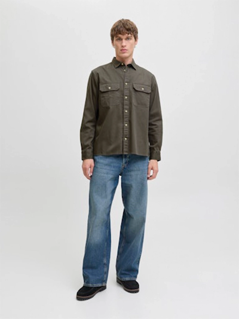 CAMISA HOMBRE JACK & JONES ALGODÓN MANGA LARGA - 3