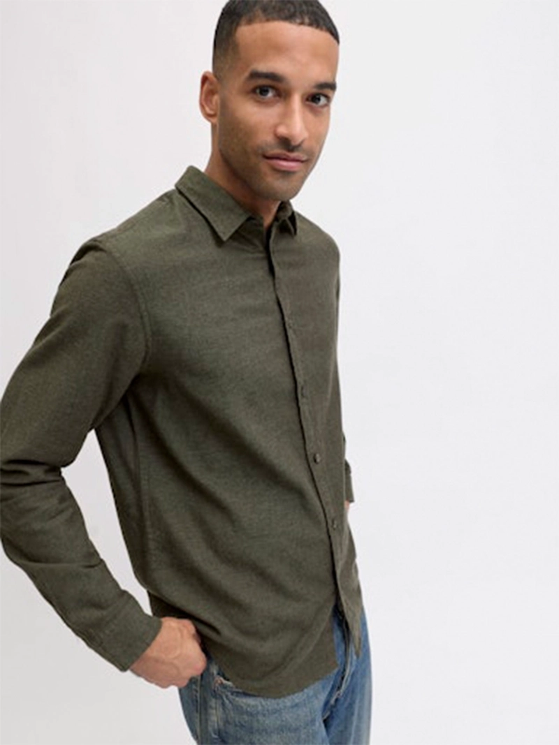 CAMISA HOMBRE JACK & JONES ALGODÓN MANGA LARGA - 2