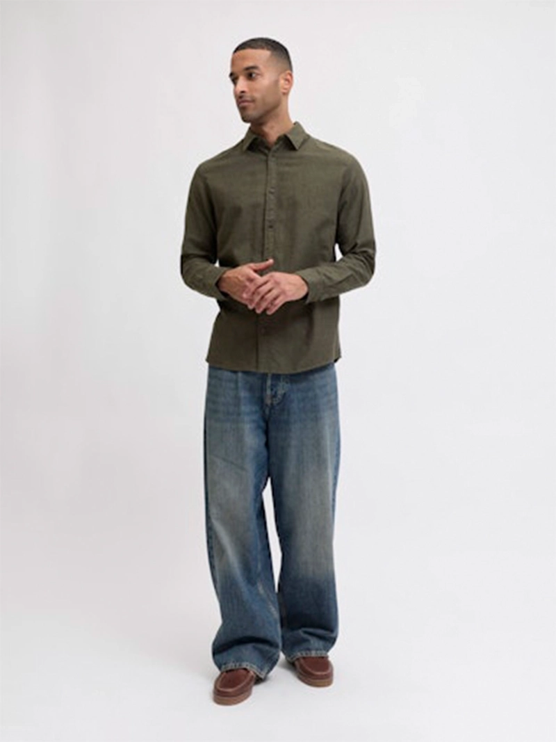 CAMISA HOMBRE JACK & JONES ALGODÓN MANGA LARGA - 3