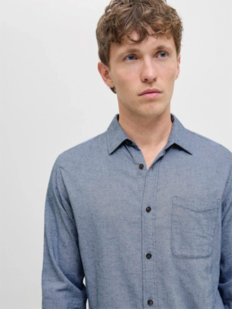 CAMISA HOMBRE JACK & JONES ALGODÓN MANGA LARGA - 2