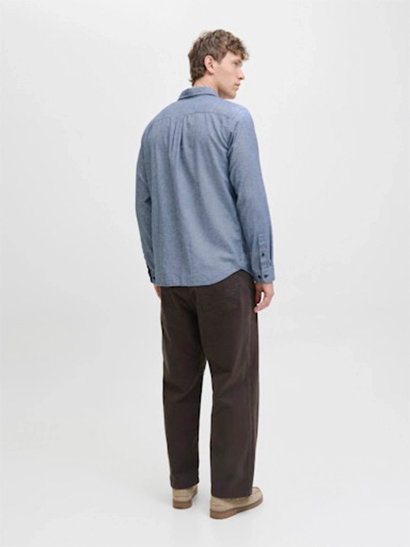 CAMISA HOMBRE JACK & JONES ALGODÓN MANGA LARGA - 4