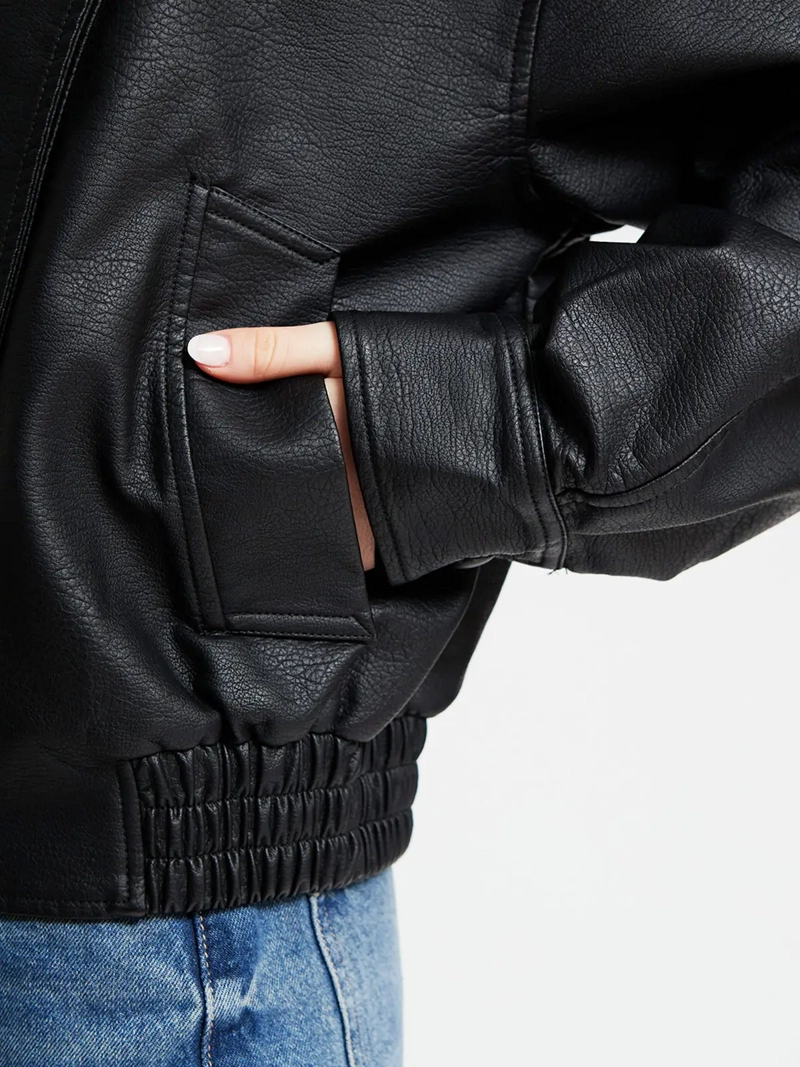 CHAQUETA MUJER INDEX OVERSIZE SOLAPA CUELLO - 4