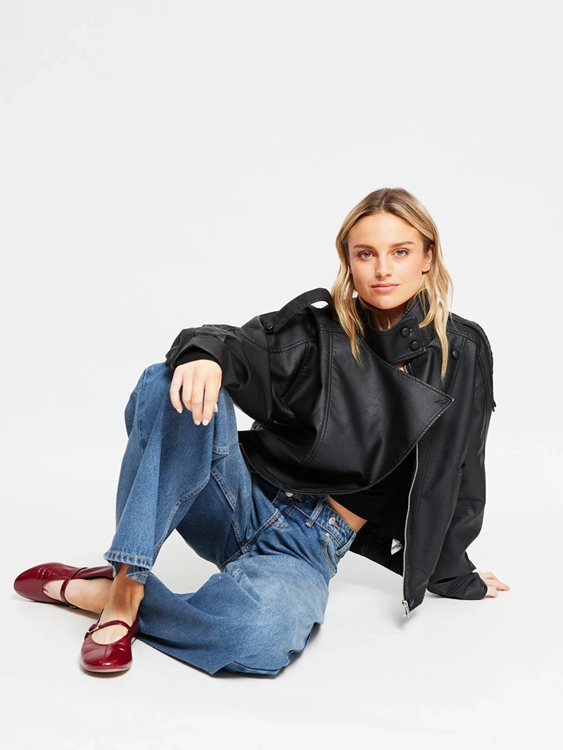 CHAQUETA MUJER INDEX OVERSIZE SOLAPA CUELLO - 5