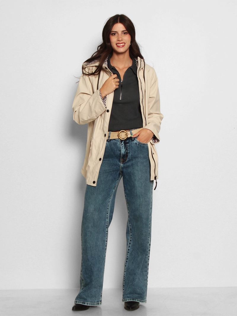 CHAQUETA MUJER WADOS IMPERMEABLE CAPUCHA Y BOLSILLOS - 5