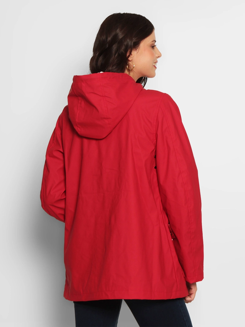 CHAQUETA MUJER WADOS IMPERMEABLE CAPUCHA Y BOLSILLOS - 2