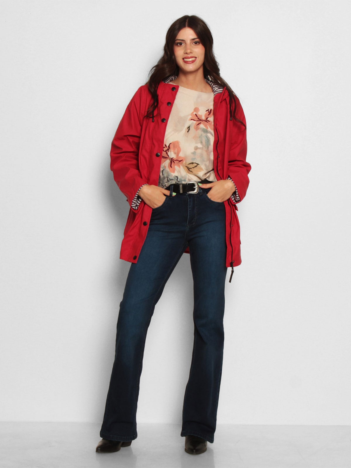 CHAQUETA MUJER WADOS IMPERMEABLE CAPUCHA Y BOLSILLOS - 5