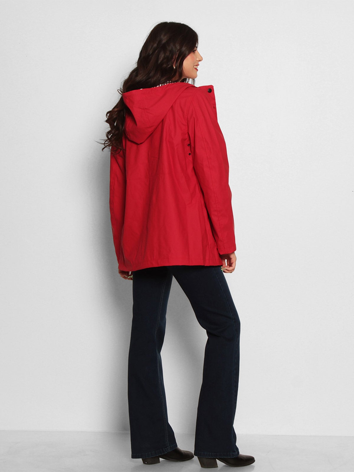 CHAQUETA MUJER WADOS IMPERMEABLE CAPUCHA Y BOLSILLOS - 6