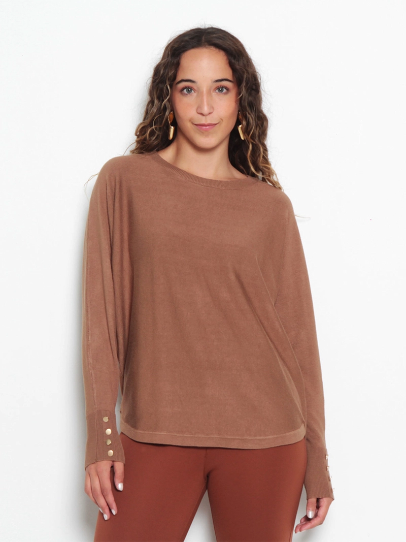 SWEATER MUJER WADOS ESCOTE REDONDO MANGA LARGA