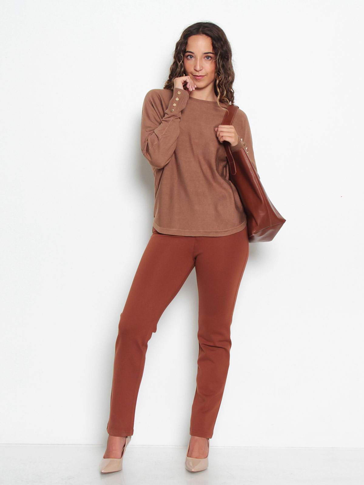 SWEATER MUJER WADOS ESCOTE REDONDO MANGA LARGA - 5