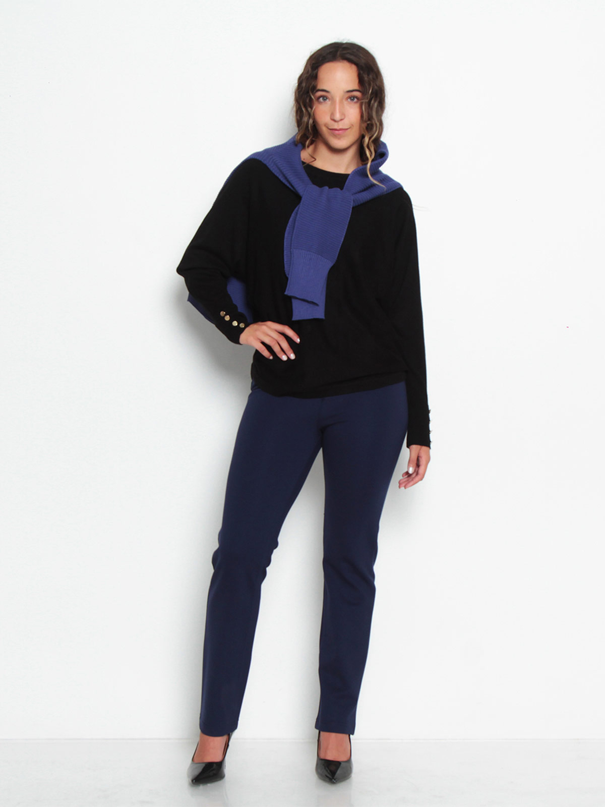 SWEATER MUJER WADOS ESCOTE REDONDO MANGA LARGA - 5