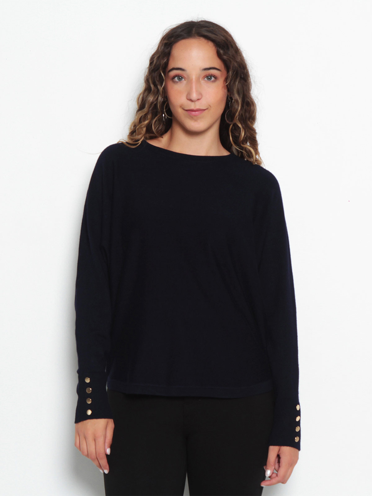 SWEATER MUJER WADOS ESCOTE REDONDO MANGA LARGA - 1