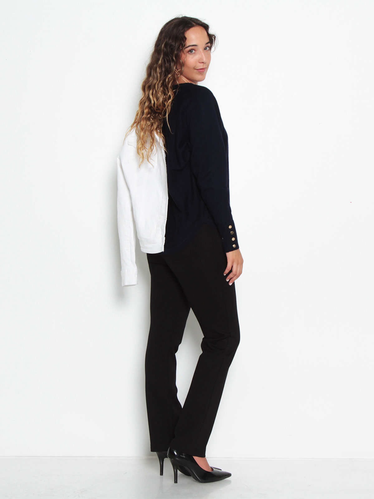 SWEATER MUJER WADOS ESCOTE REDONDO MANGA LARGA - 5