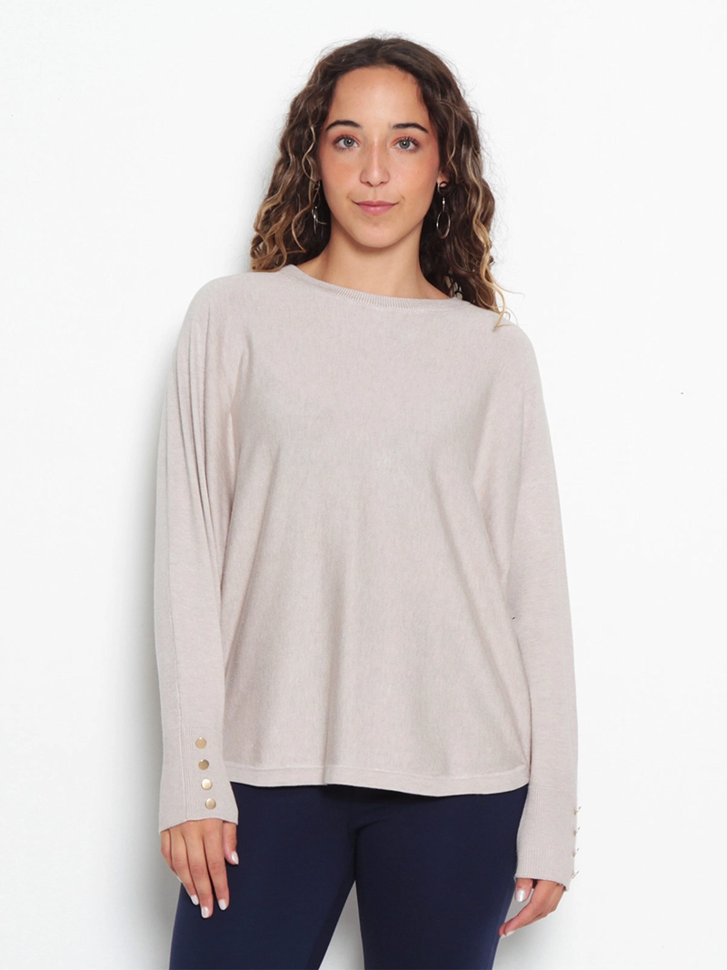 SWEATER MUJER WADOS ESCOTE REDONDO MANGA LARGA - 1